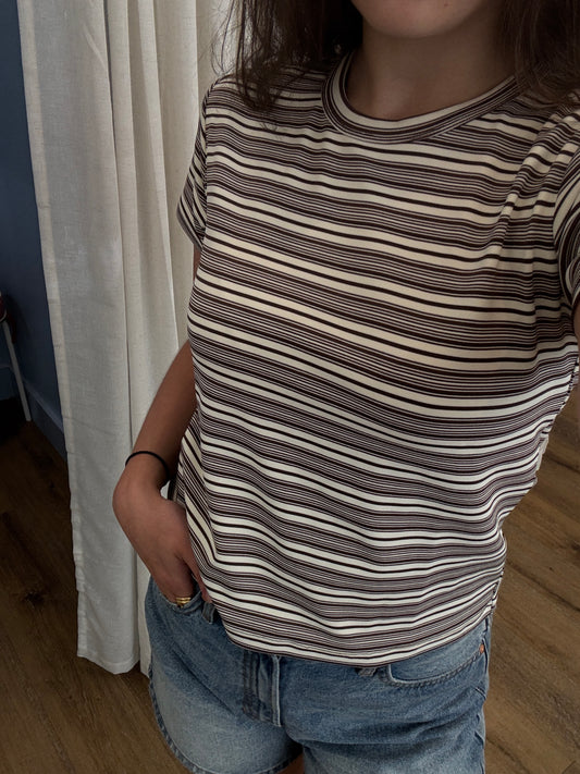 Mila Stripe Baby Tee