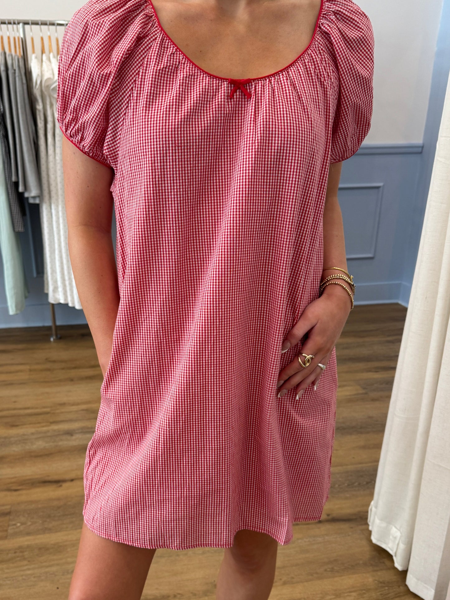 Stella Gingham Mini Dress | Mulitple Colors
