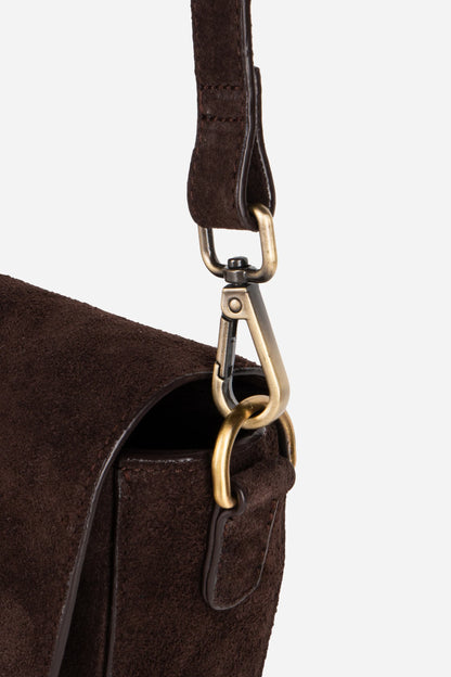 Michigan Suede Crossbody Bag