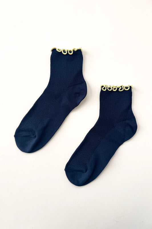 Petite Ruffle Modal Sock