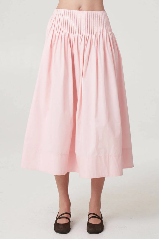 Uni Pleated Midi Skirt