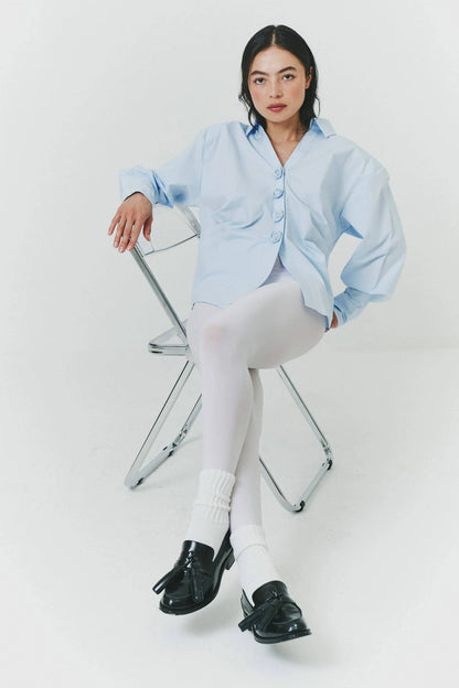 Rosette Button Up Shirt