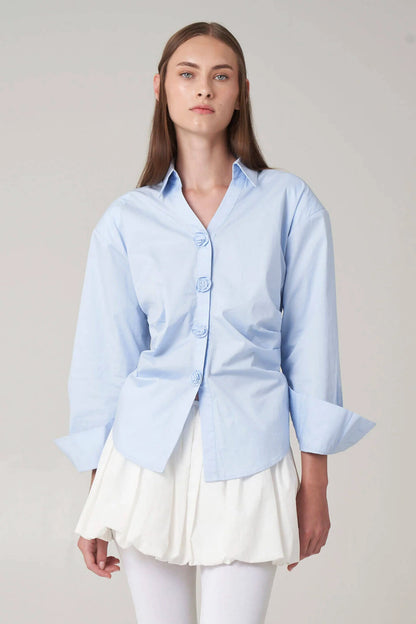 Rosette Button Up Shirt