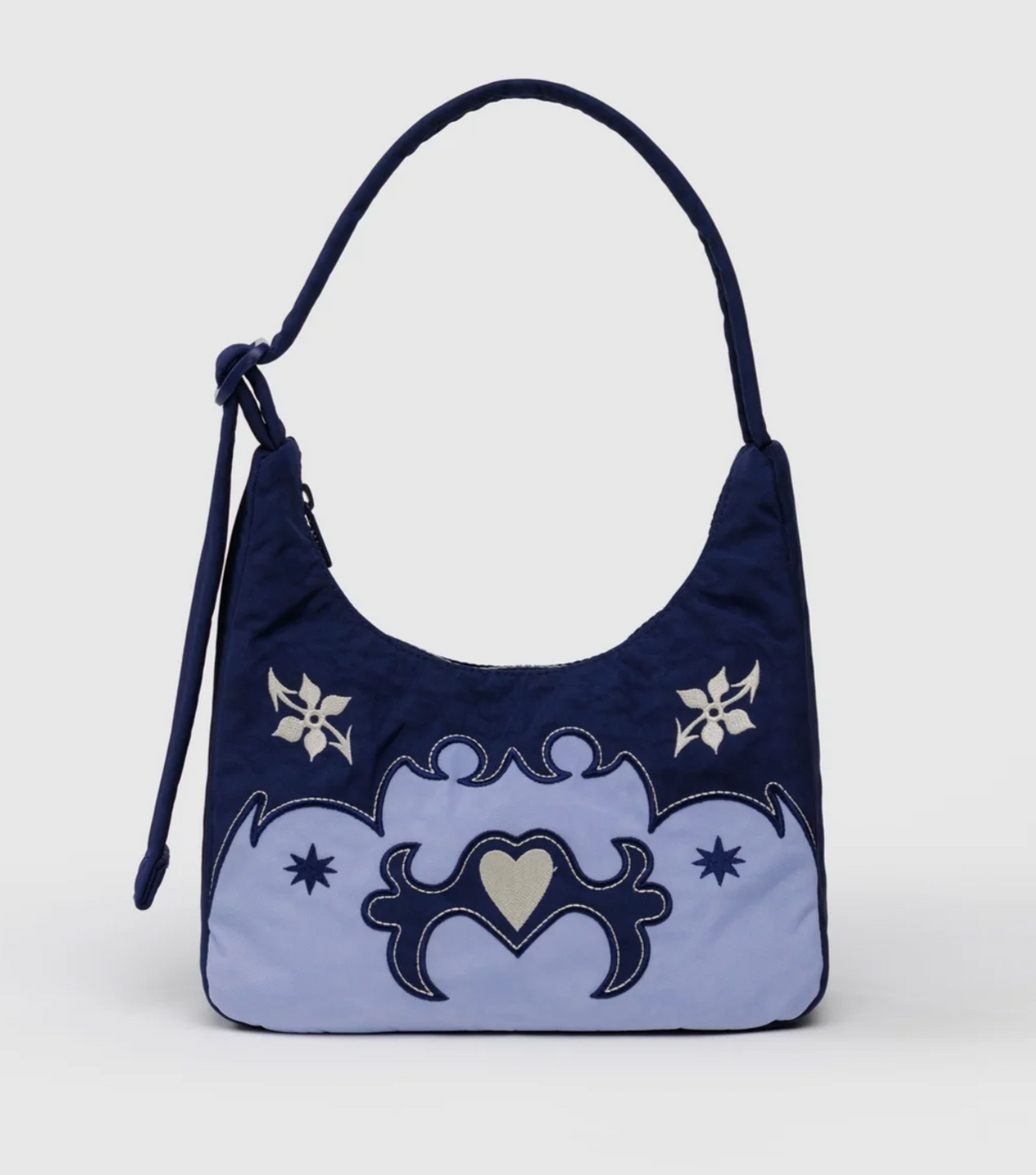 Mini Nylon Shoulder Bag | Western Appliqué