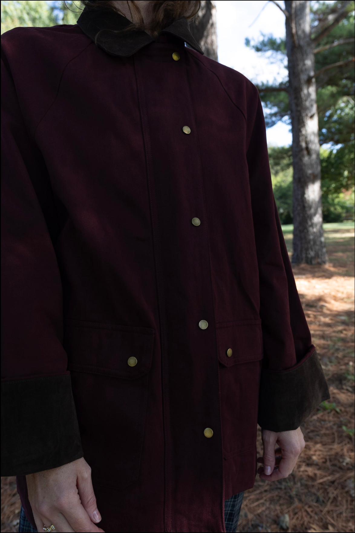 Nicole Contrast Collar Coat