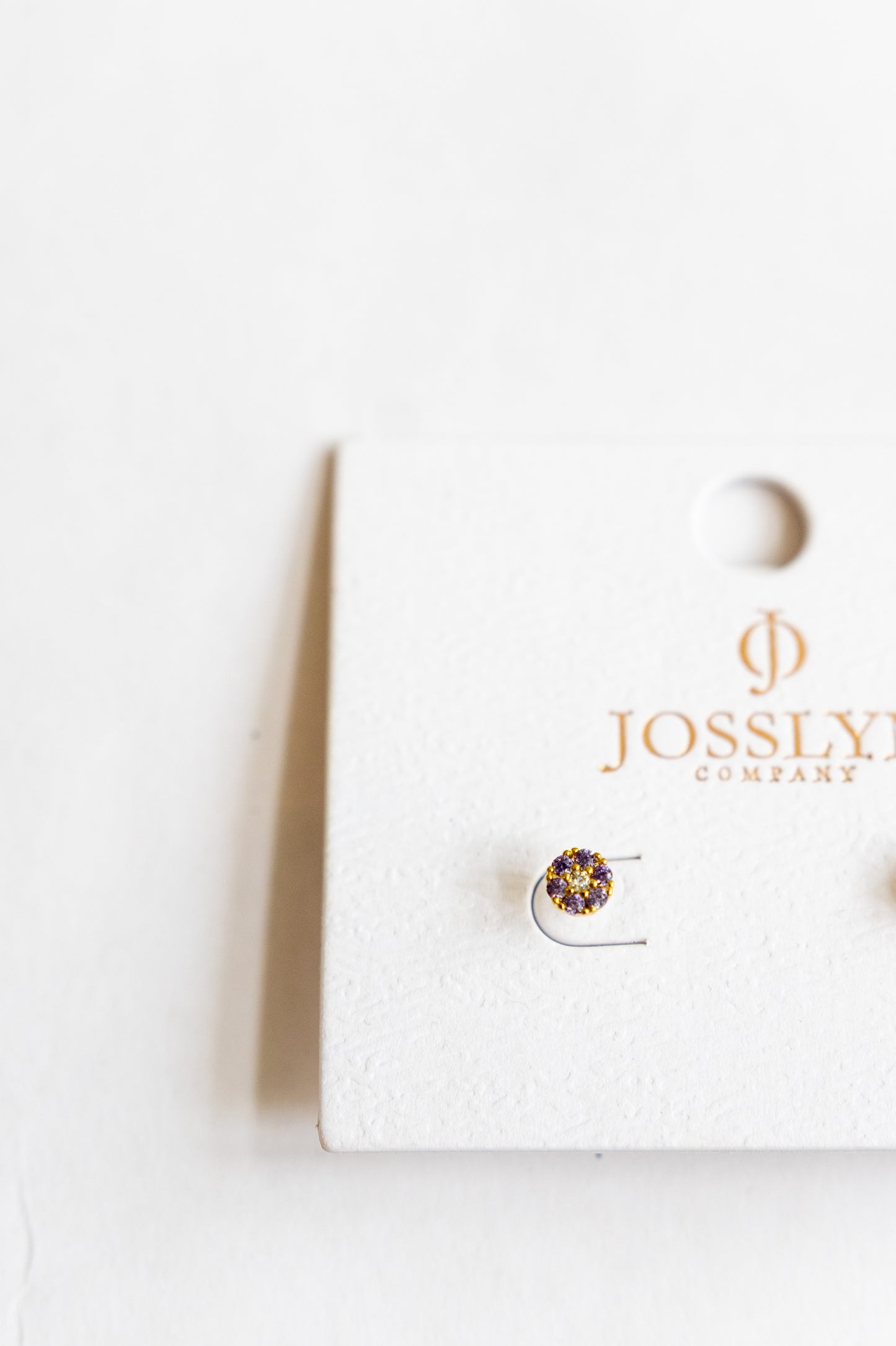 Crystal Flower Stud | Multiple Colors
