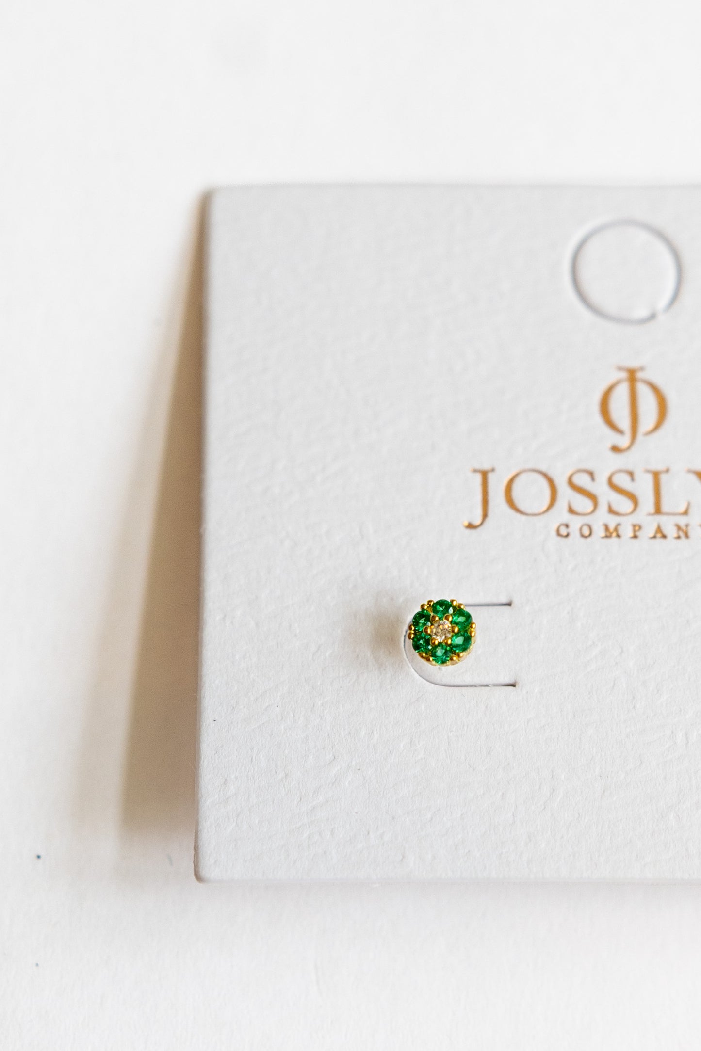Crystal Flower Stud | Multiple Colors