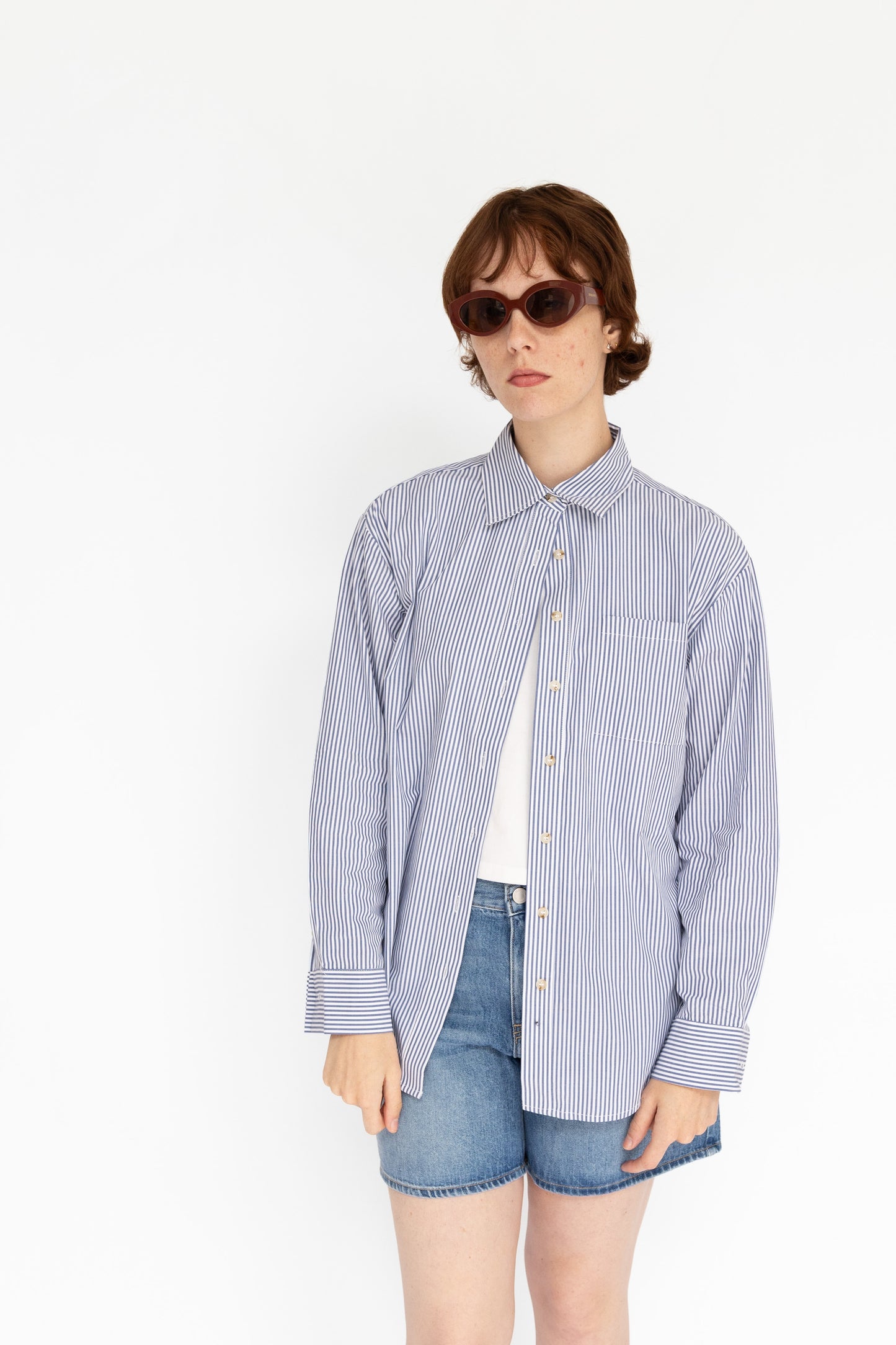 Delaney Striped Button Down