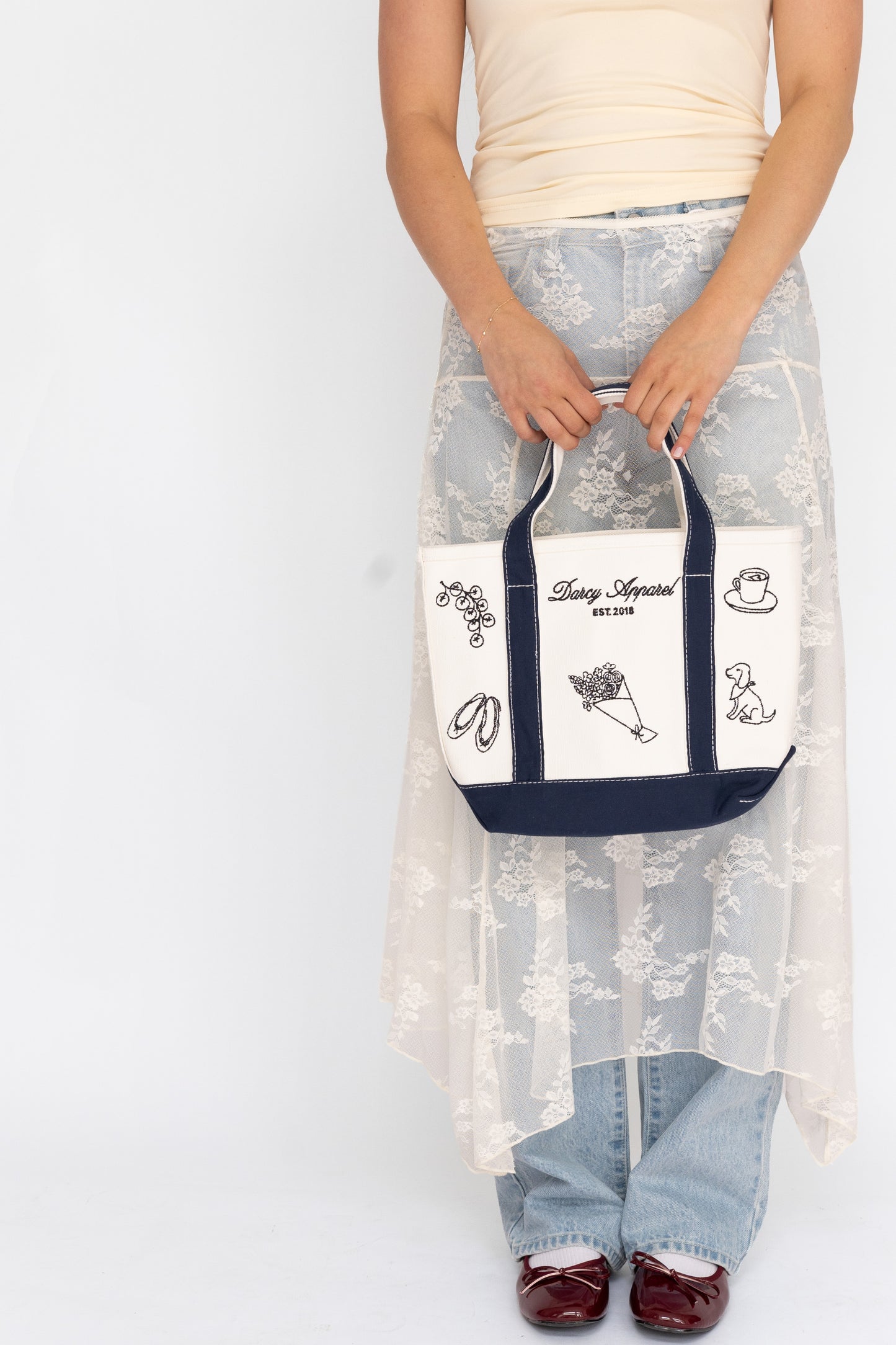 Darcy Embroidered Tote