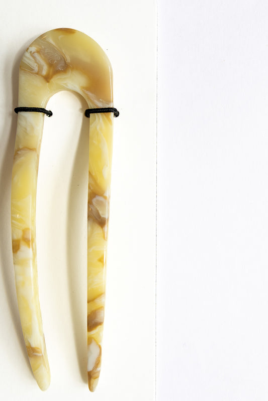 French Hair Pin in Crème