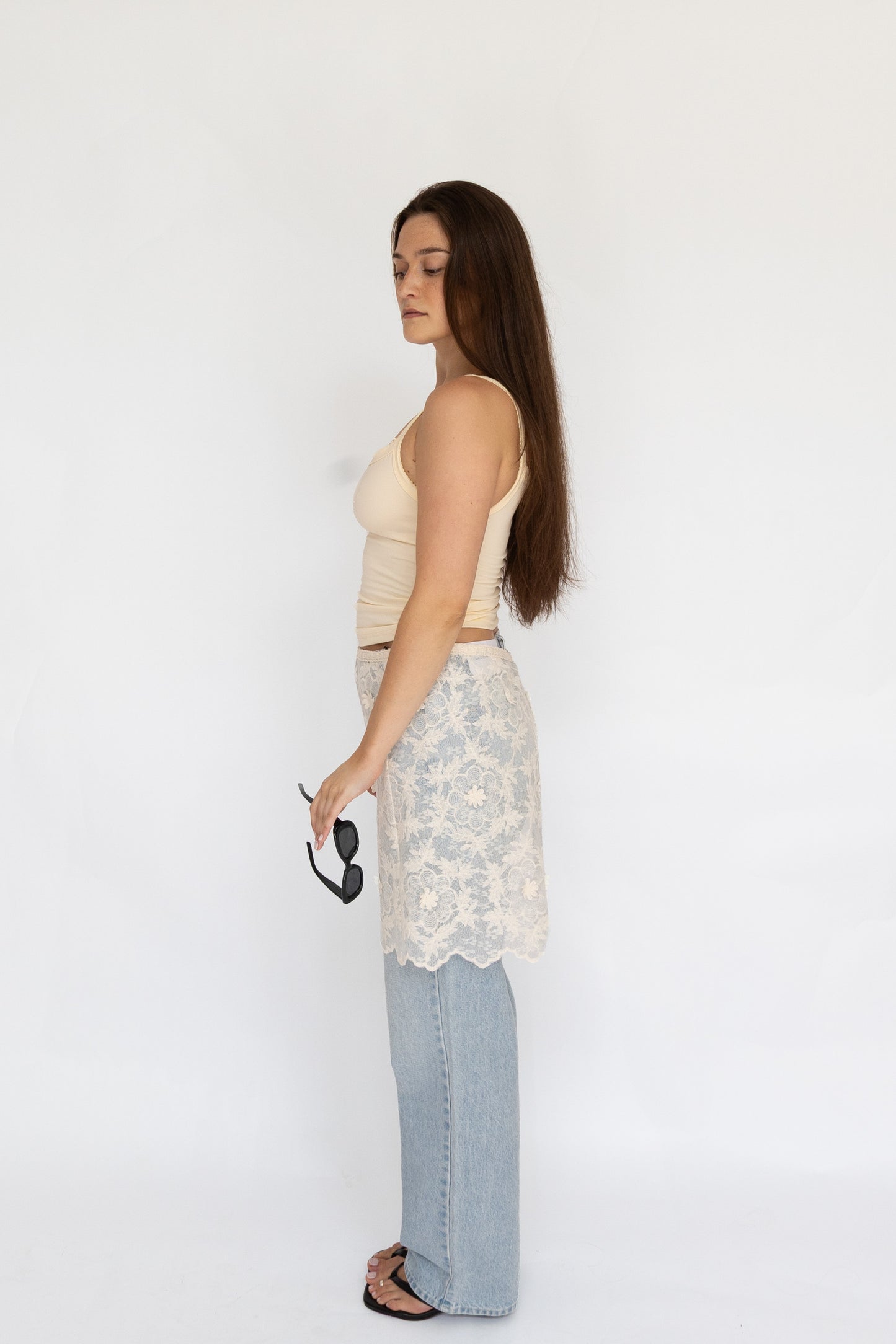Ella Lace Wrap Skirt