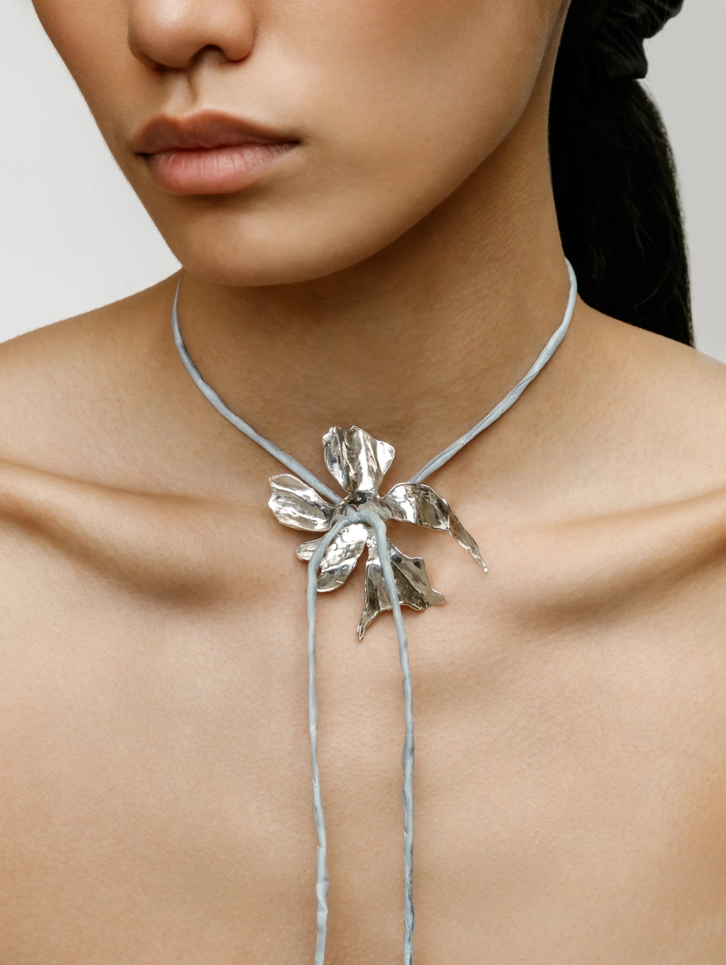 Flower Cord Necklace