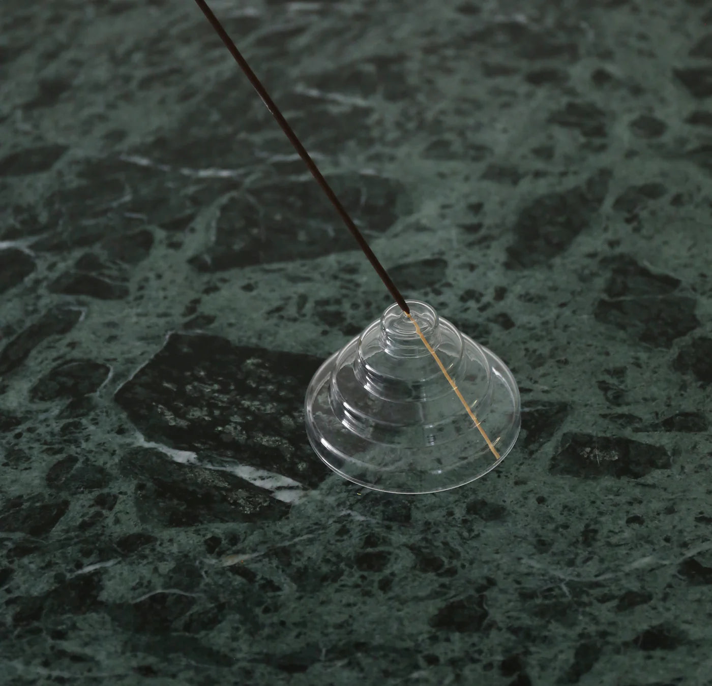 Glass Meso Incense Holder | Clear