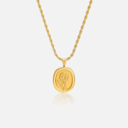 Rose Pendant Necklace