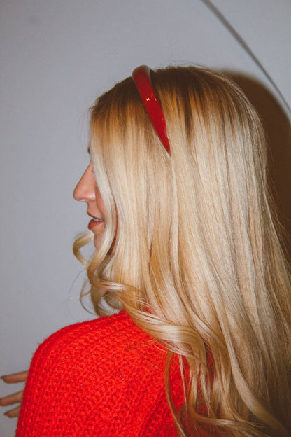 Glossy Leather Headband