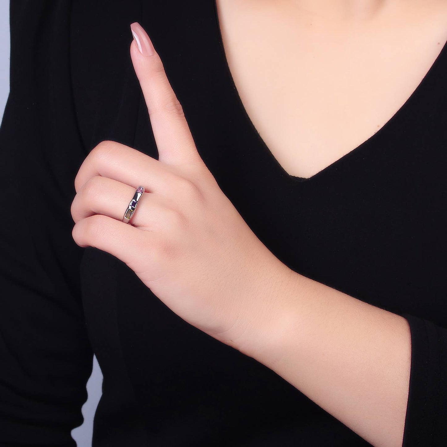Molten Ring with Gems