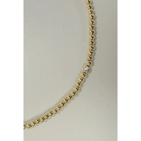 Bubble Rhinestone Necklace