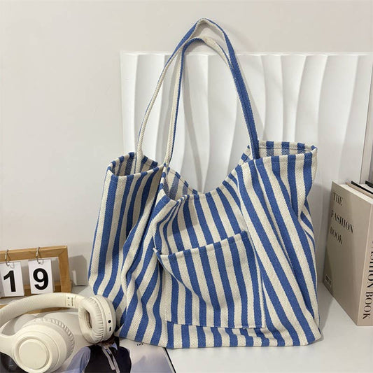 Striped Tote Bag