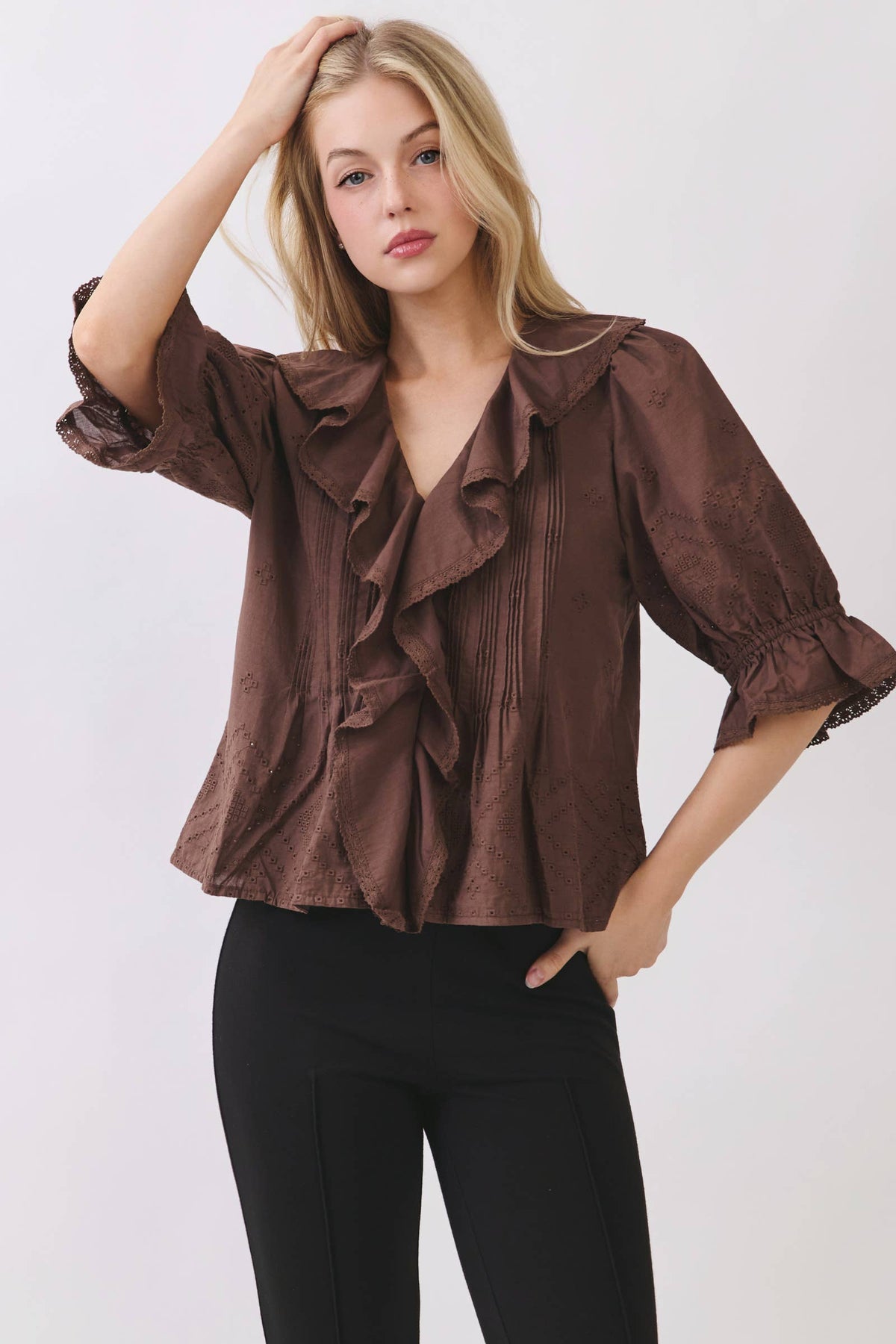 Alex Puff Sleeve Top