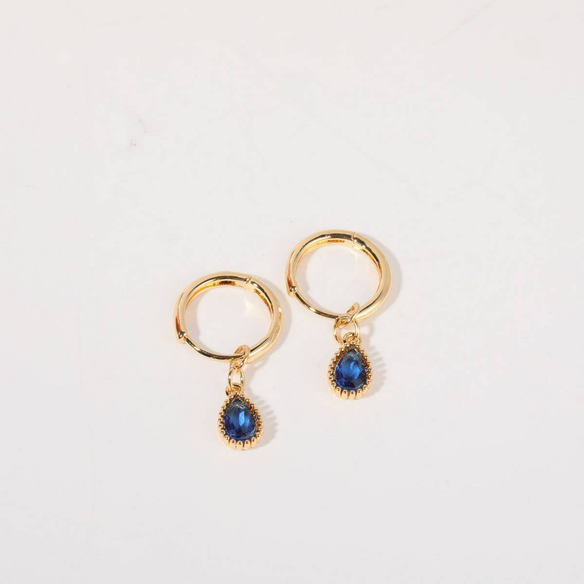 Birthstone Teardrop Earrings