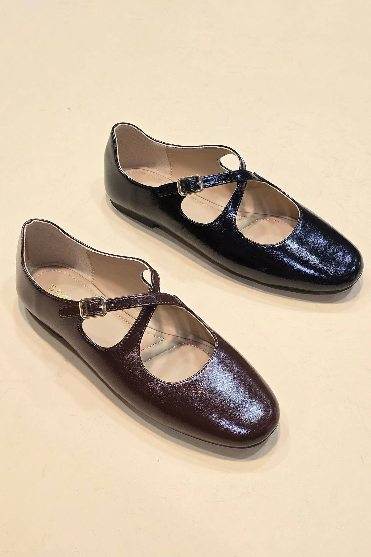 Rebekah Criss Cross Mary Jane Flats