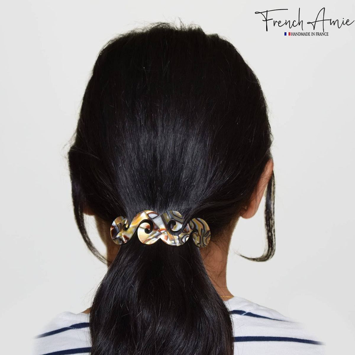 French Swirl Hair Barrette