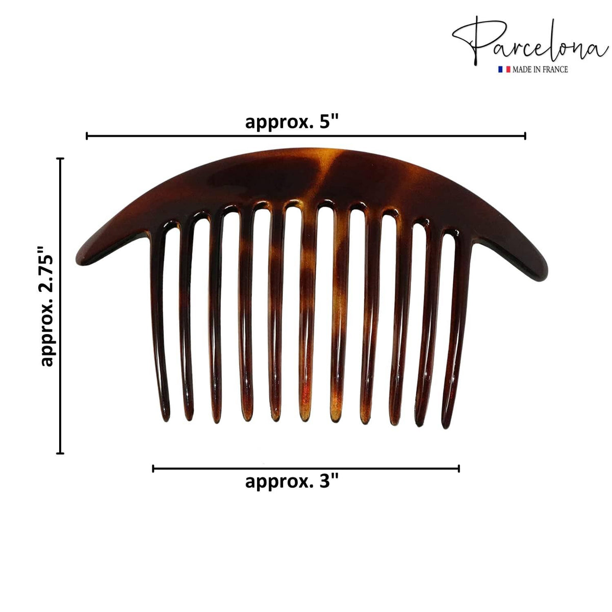 French Tapered Side Hair Comb (Large)