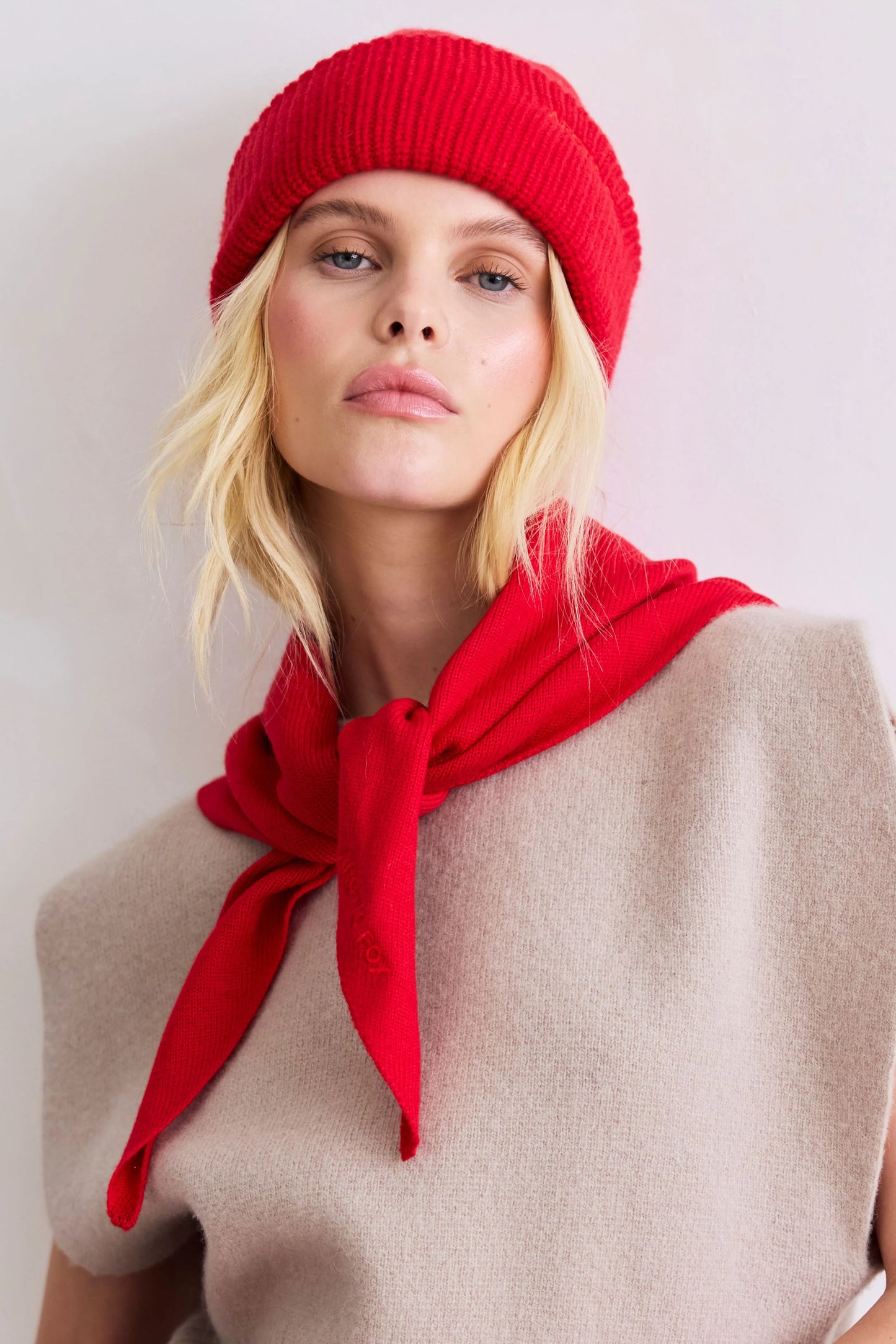 Merino Wool Triangle Scarf