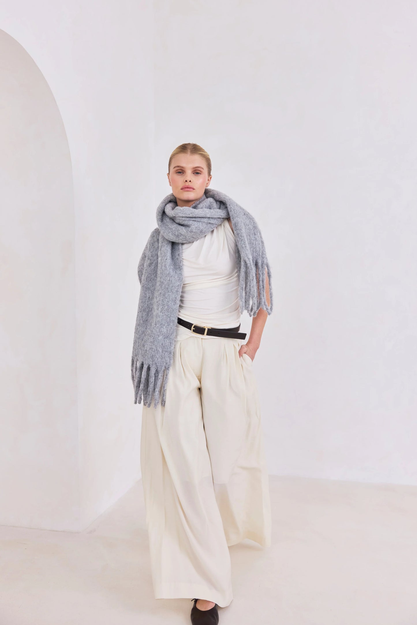 The Reykjavik Scarf with Wool