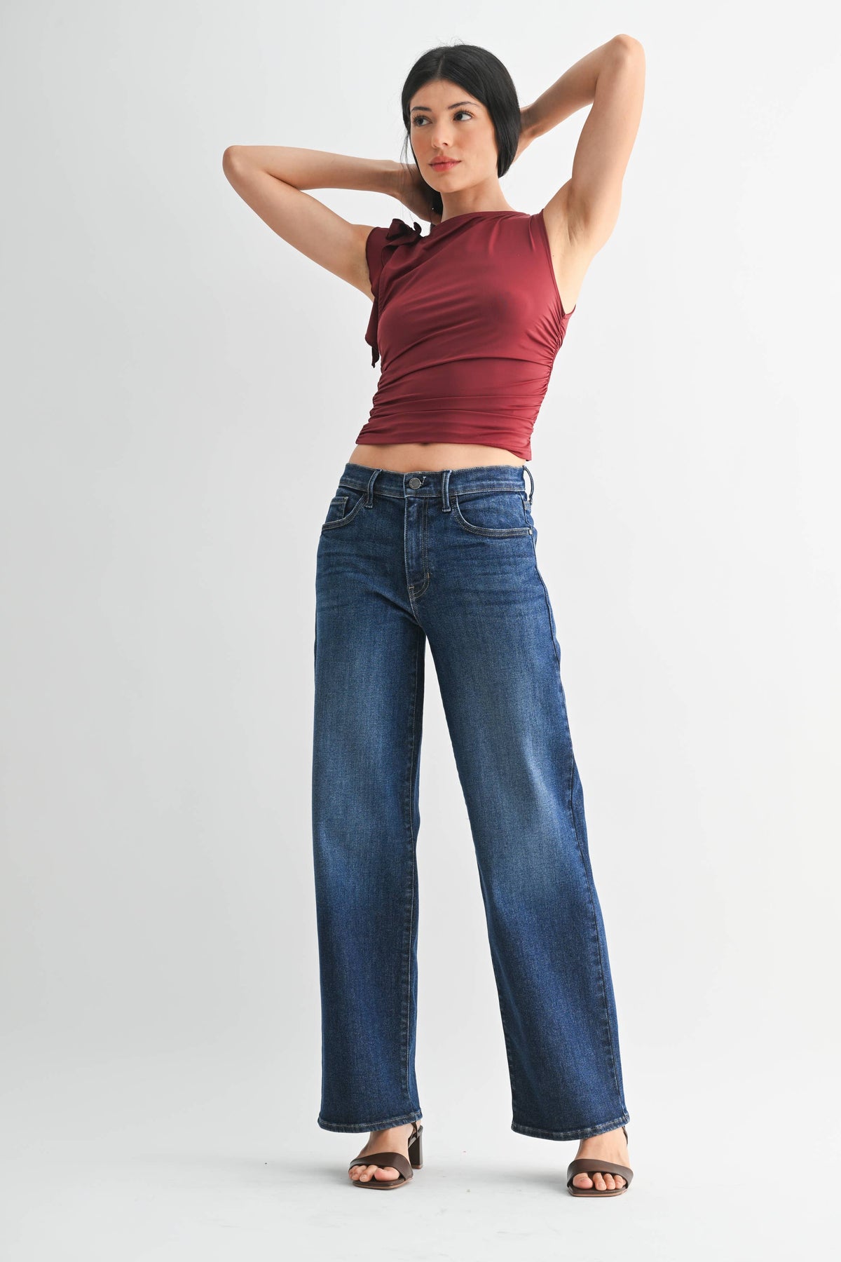 Loose Straight Regular Hem Jeans