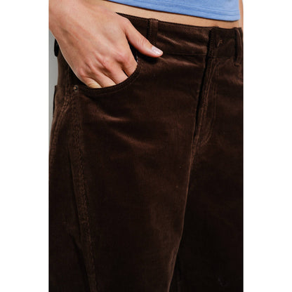 Barrel Leg Corduroy Pant