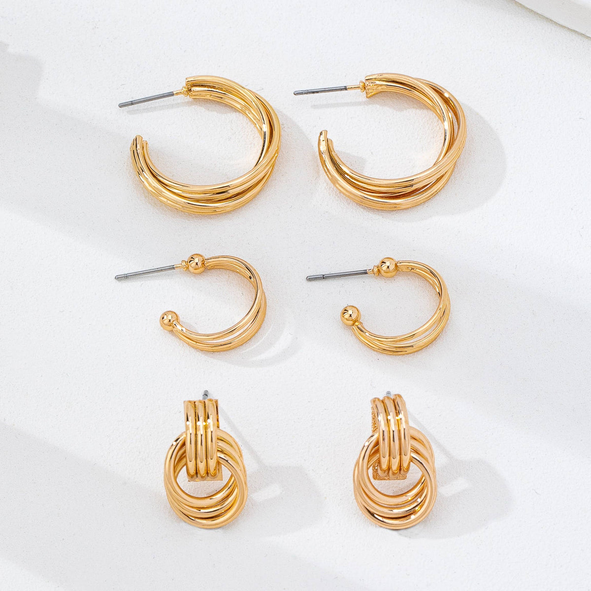 Multi Hoop Earring Set