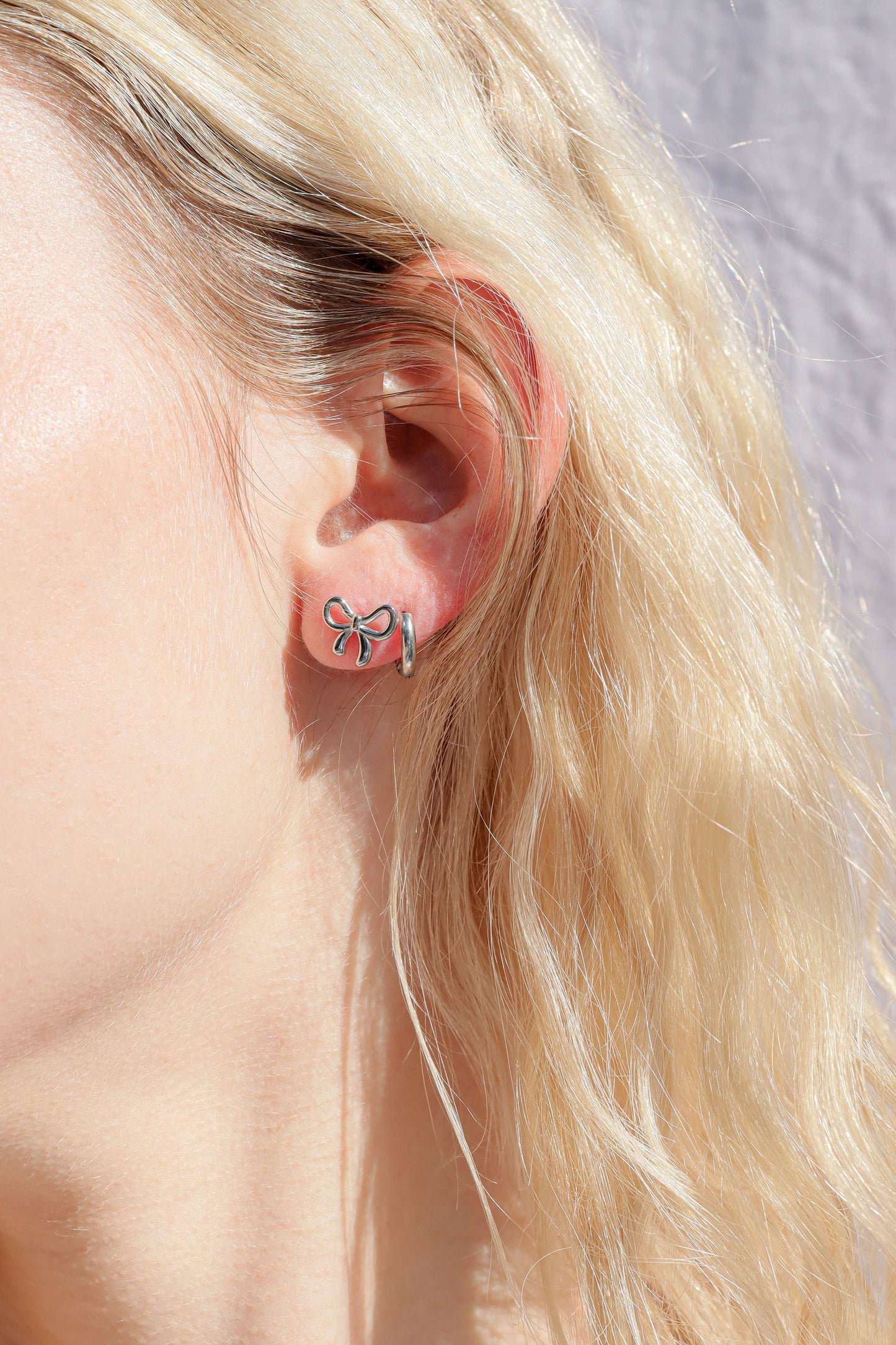 Mini Bow Stud Earrings