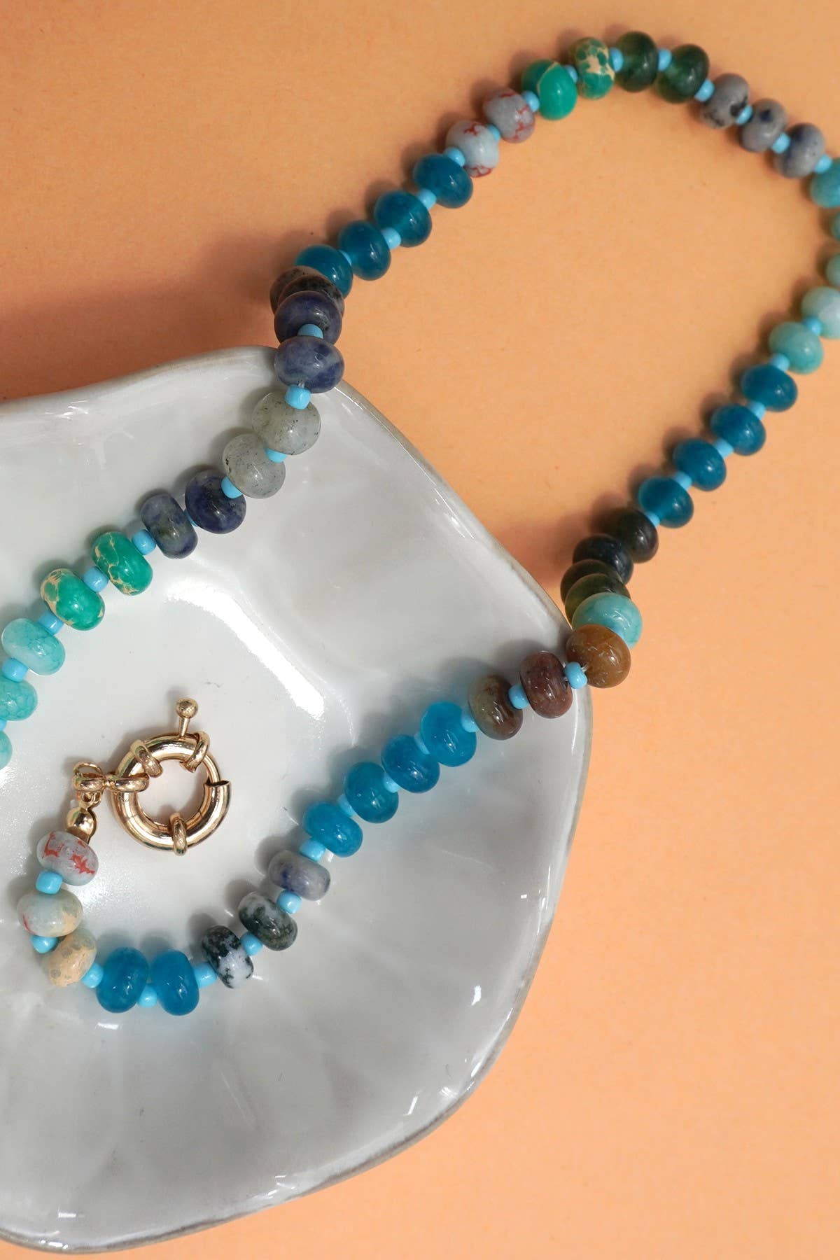 Clasp Beaded Necklace