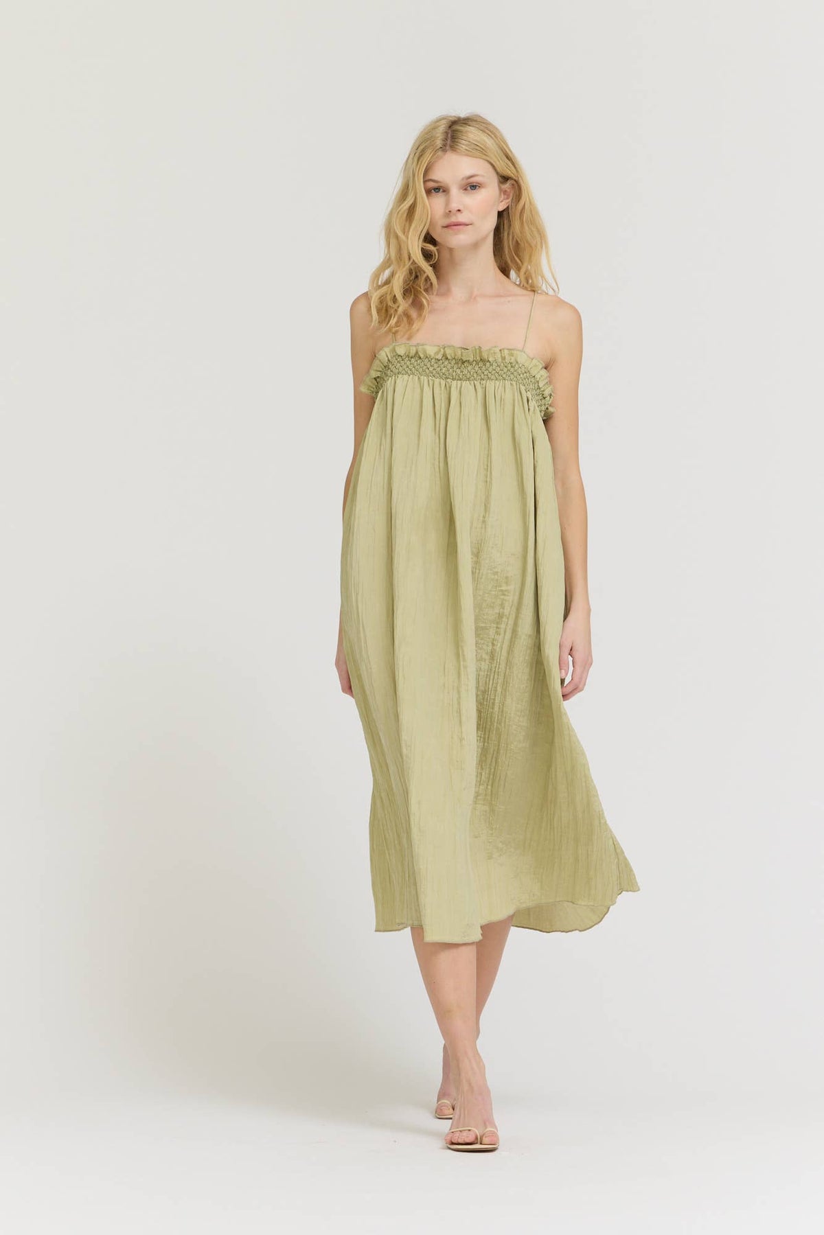 Leah Crinkle Column Dress