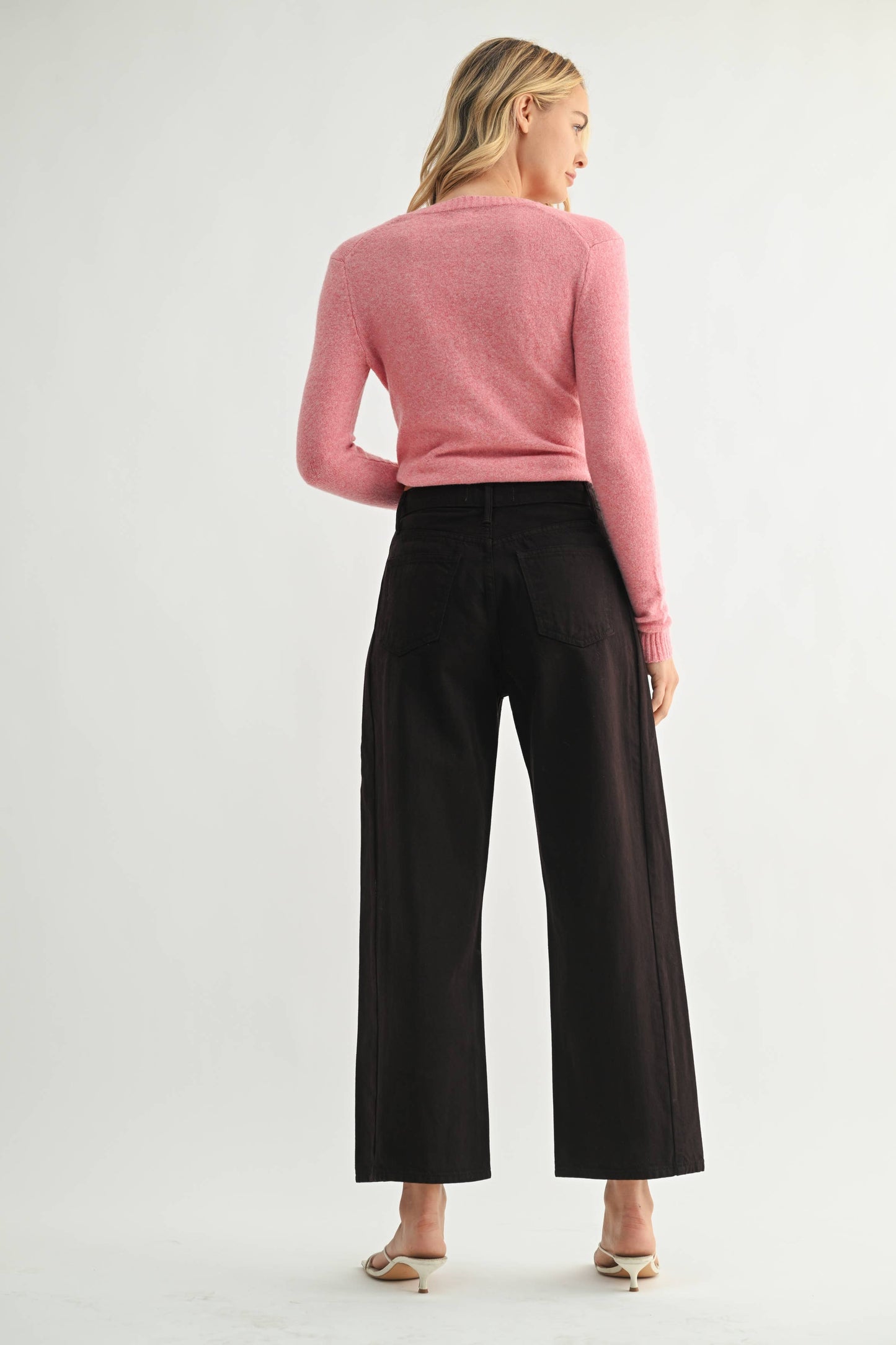 Chocolate Denim Barrel Jean