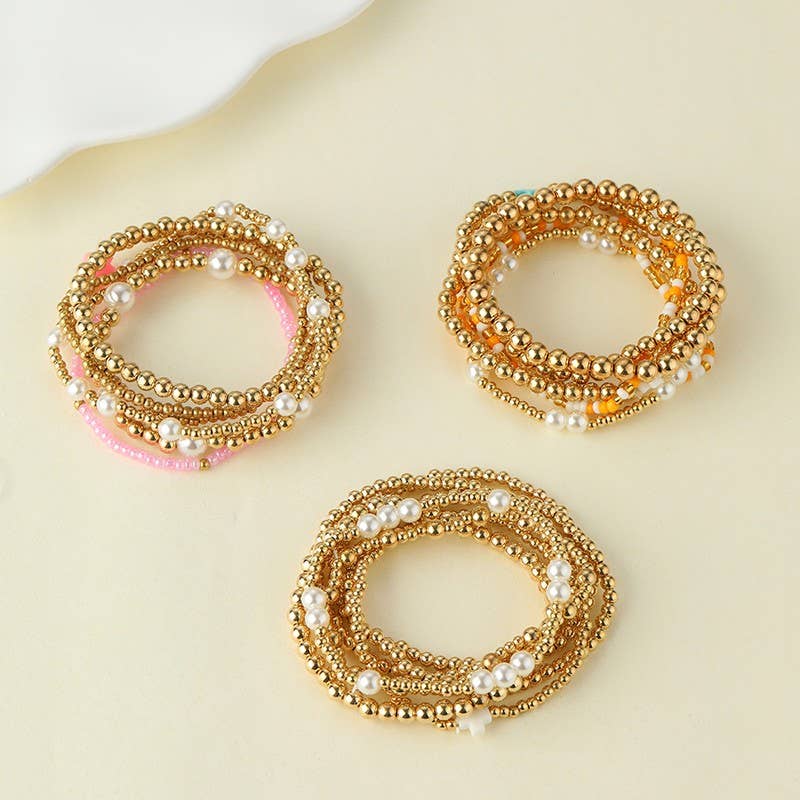 Multi Ball Stretchable Bracelet