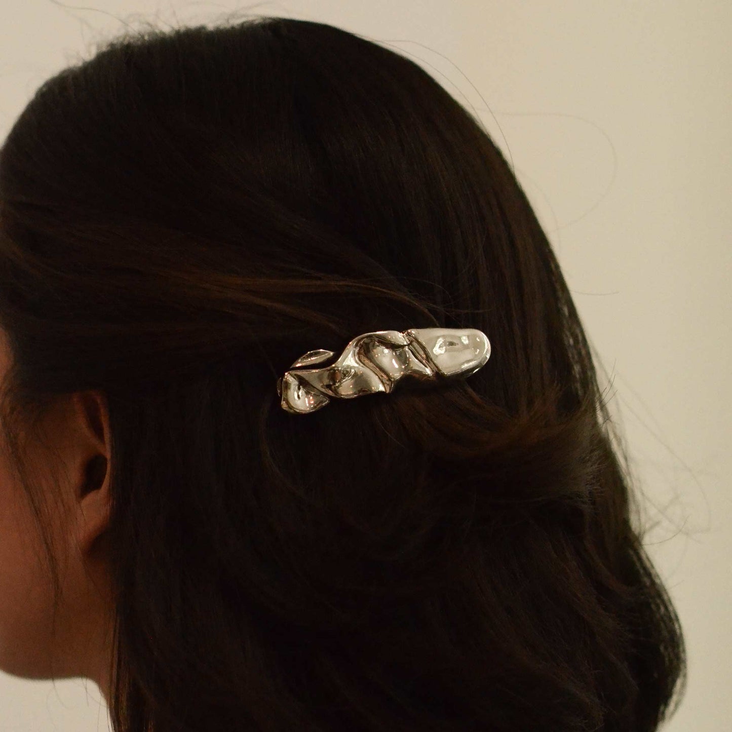 Textured Barrette Hair Clip