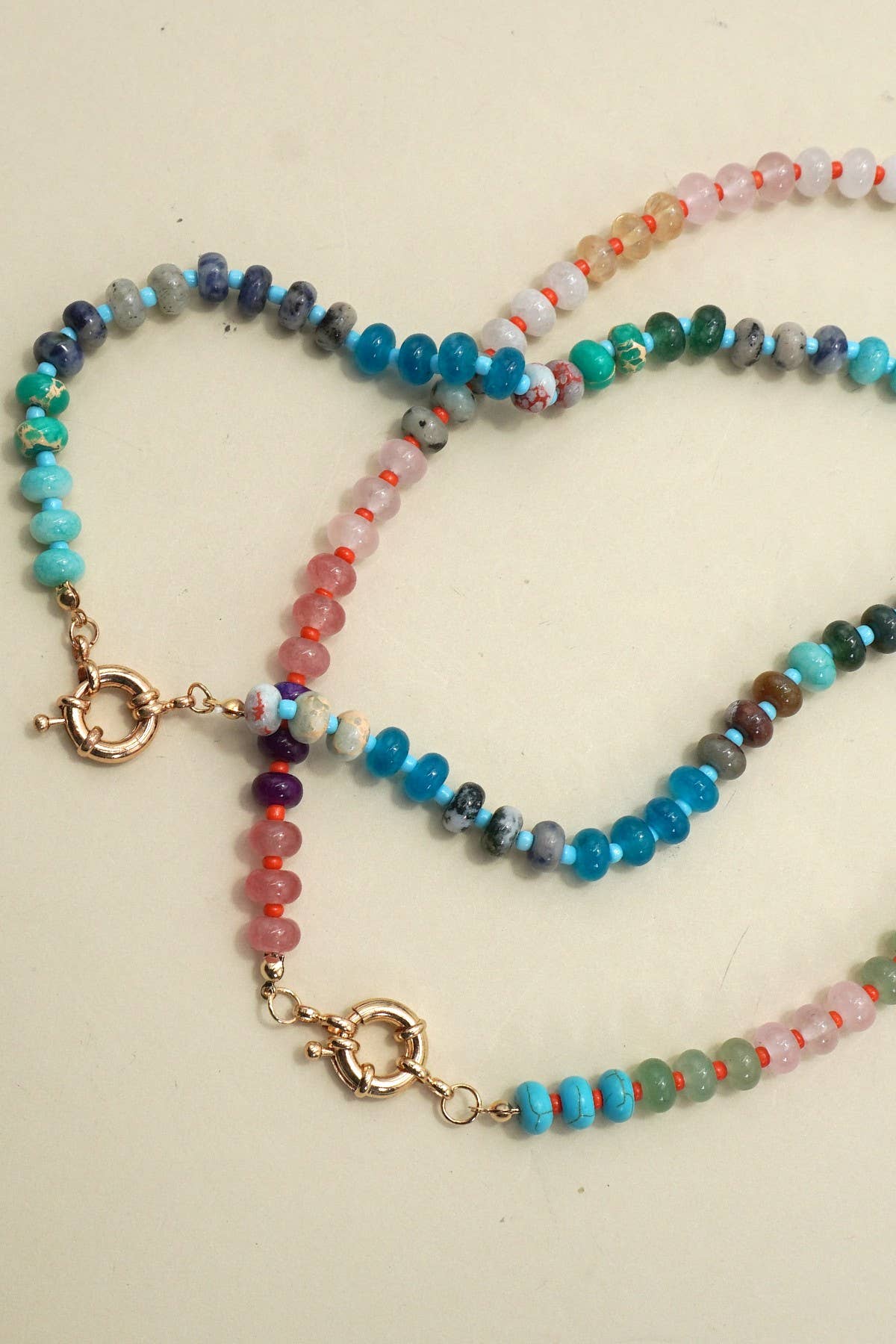 Clasp Beaded Necklace