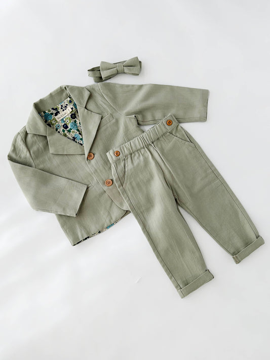 Blazer & Bow Set