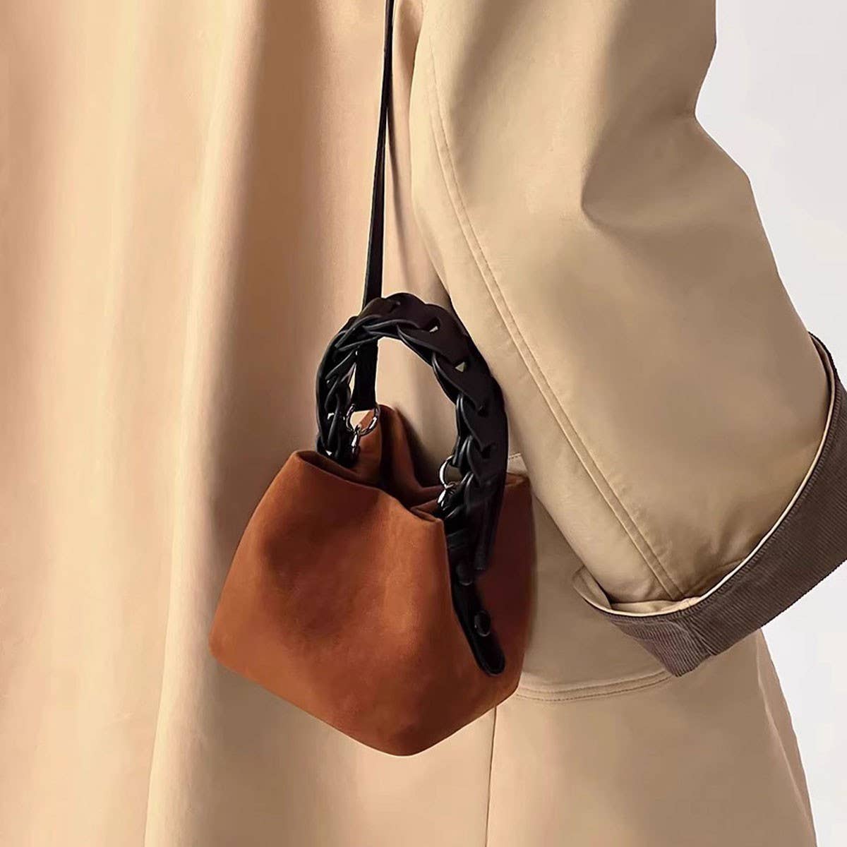 Woven Strap Handbag