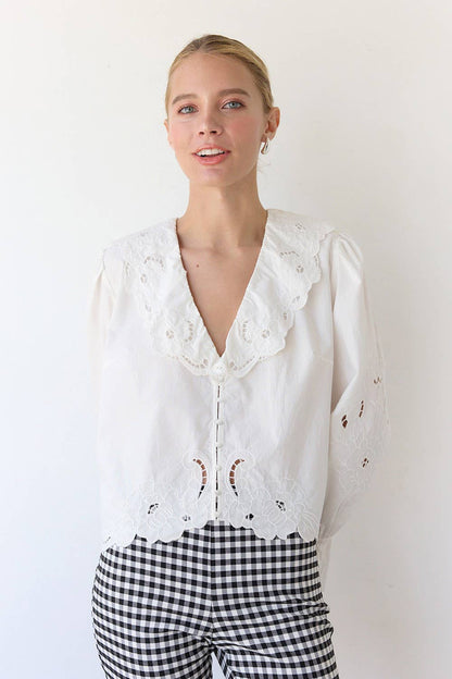 Madelyn Embroidered Top