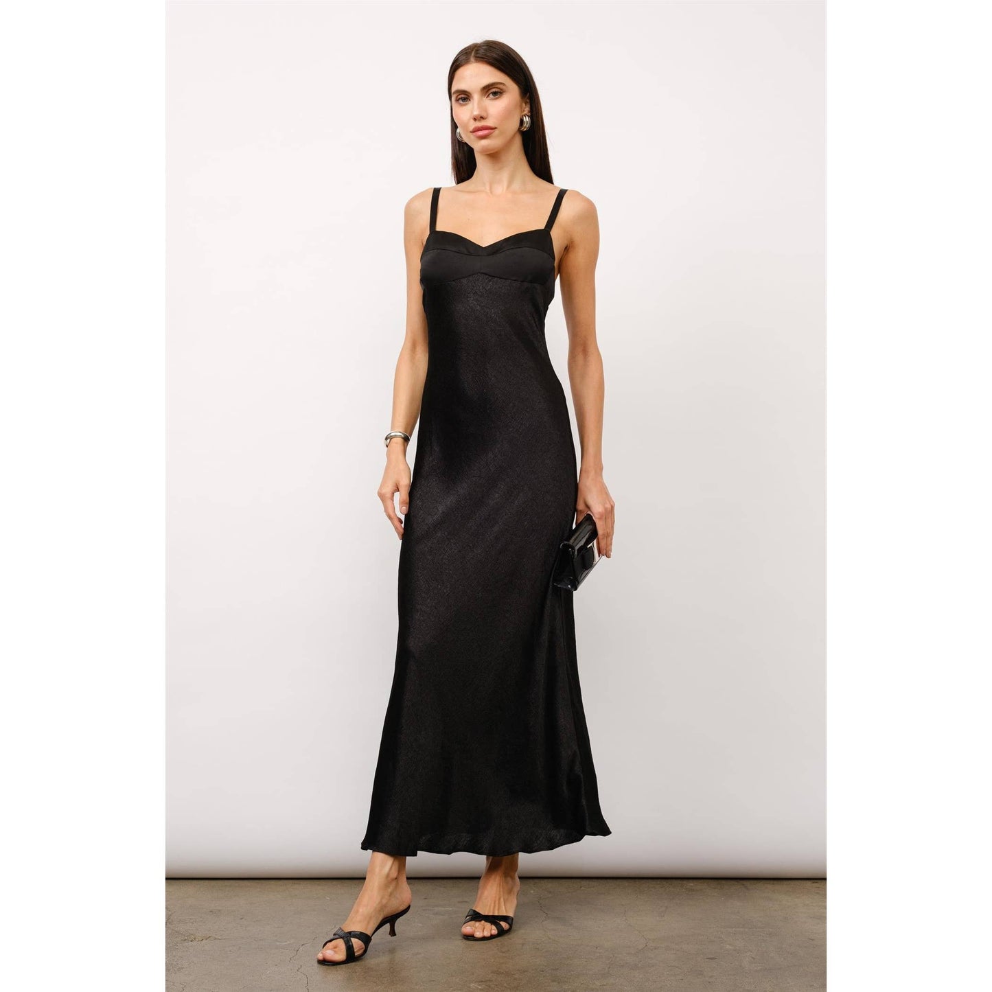Haisley Textured Slip Dress