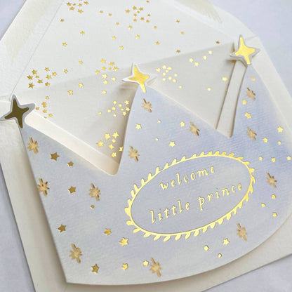 Welcome Little Prince Greeting Card