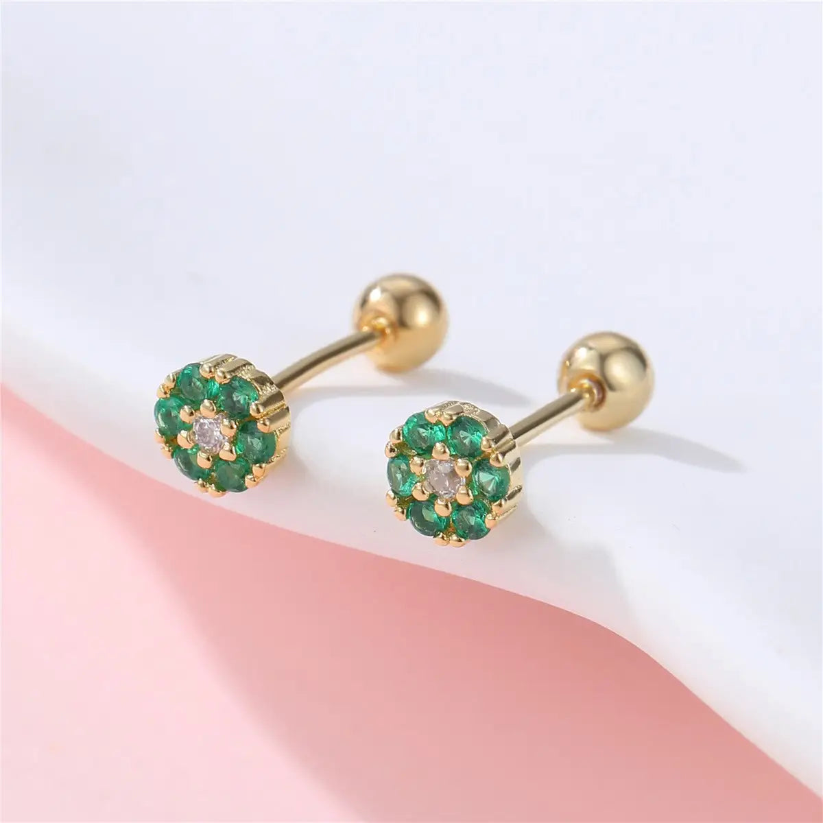 Crystal Flower Stud | Multiple Colors