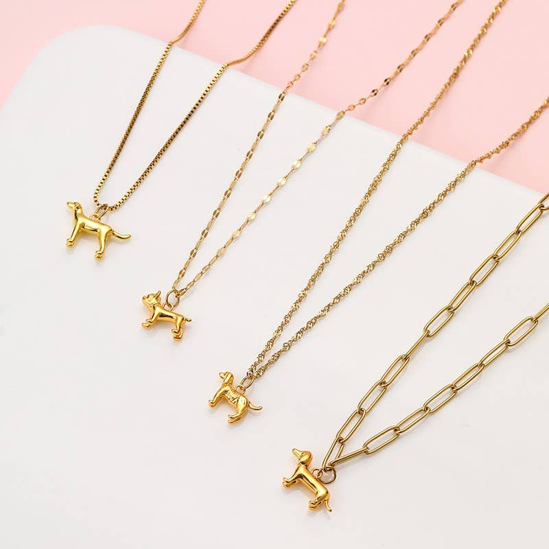 Dog Charm Necklace