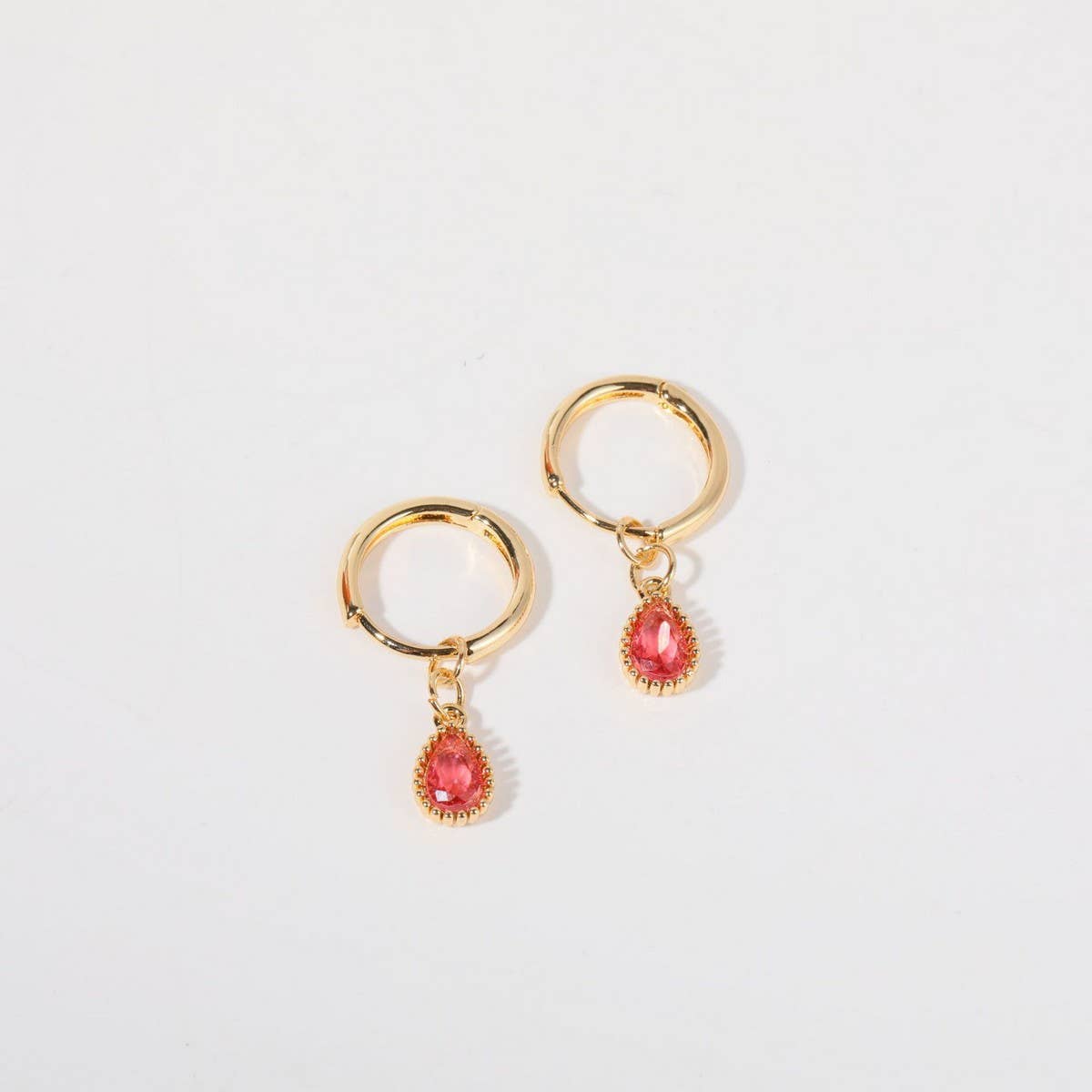 Birthstone Teardrop Earrings