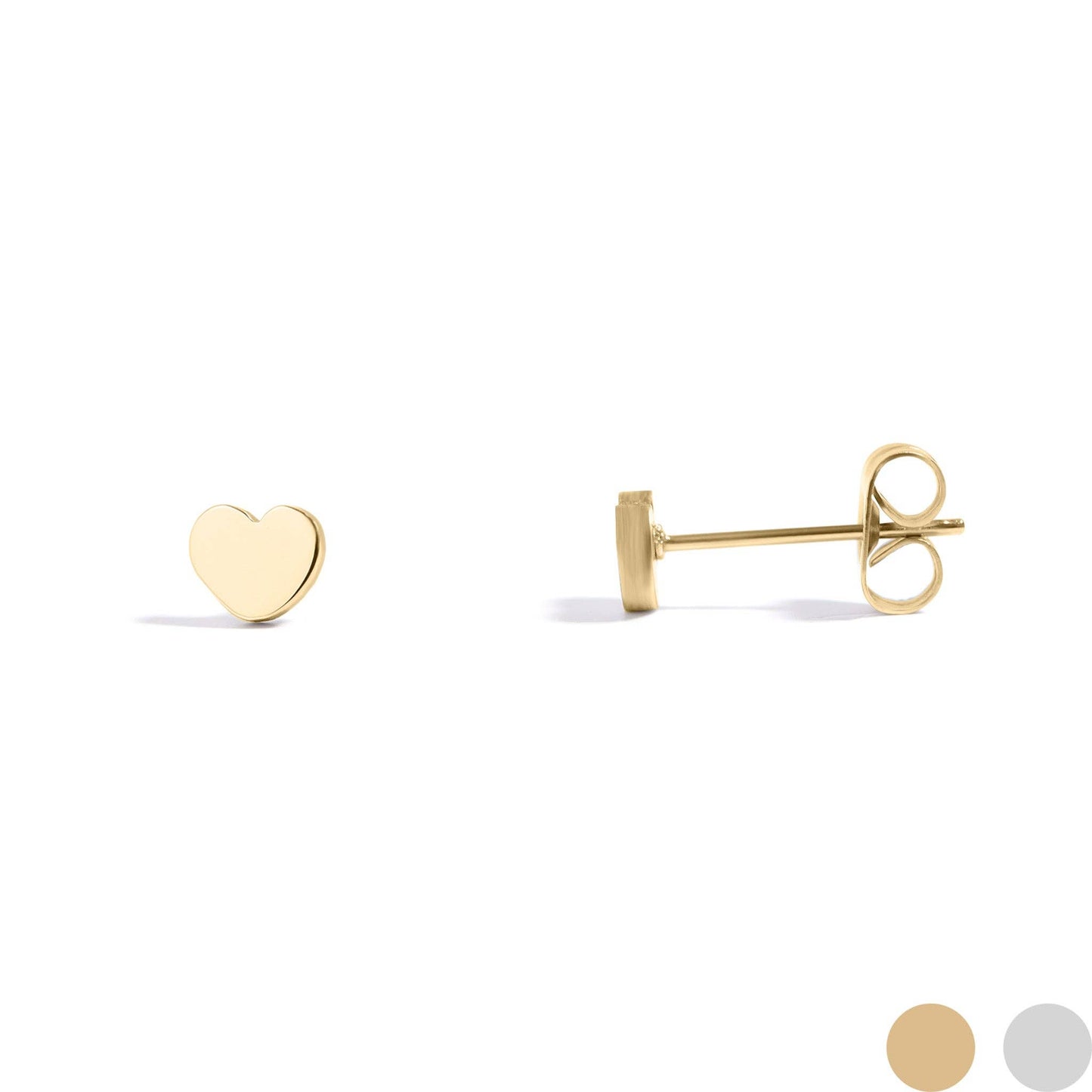 Mini Heart Stud Earrings