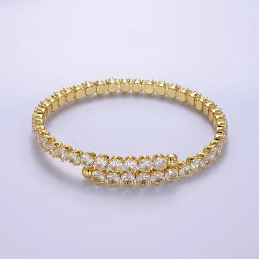 Rhinestone Cuff Bracelet