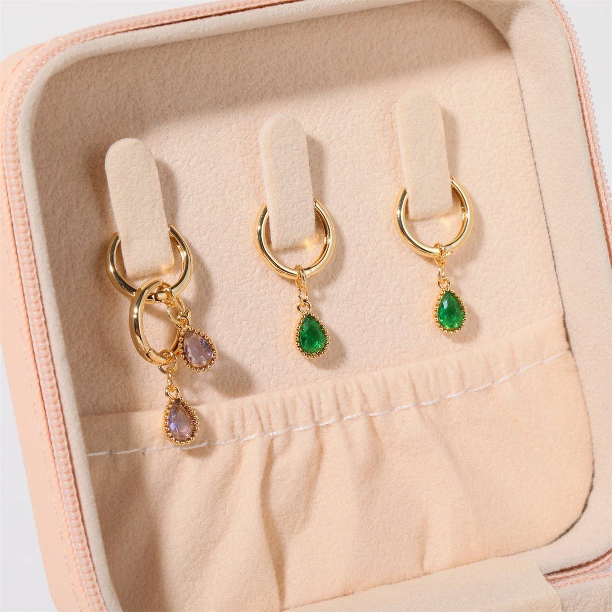 Birthstone Teardrop Earrings